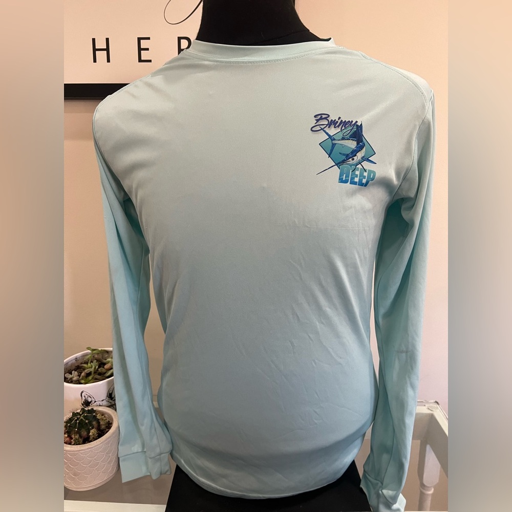 PARAGON Light Blue Men's Swim Rash Guard